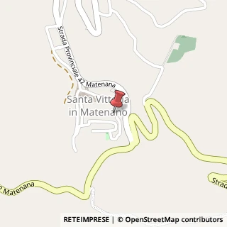 Mappa Via Taccari, 3, 63854 Santa Vittoria in Matenano, Fermo (Marche)
