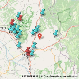 Mappa Via Orchi, 06030 Foligno PG, Italia (9.7005)