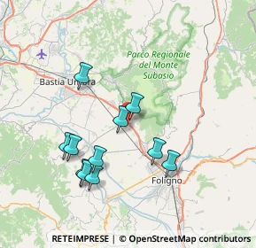 Mappa Via Monte Pennino, 06038 Spello PG, Italia (7.30636)