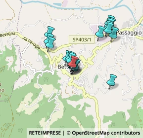 Mappa Piazza IV Novembre, 06084 Bettona PG, Italia (0.7315)