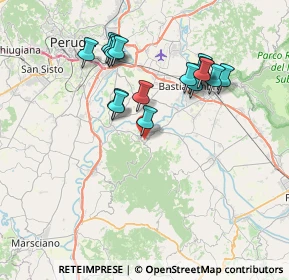 Mappa Piazza IV Novembre, 06084 Bettona PG, Italia (7.22)