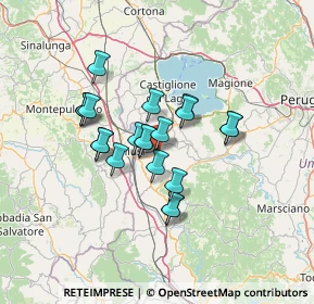 Mappa Via Dante, 06062 Città della Pieve PG, Italia (10.666)