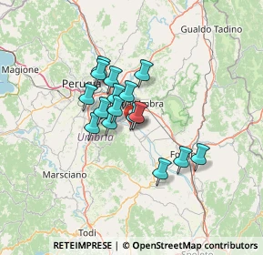 Mappa Località Cerreto, 06084 Bettona PG, Italia (9.62)