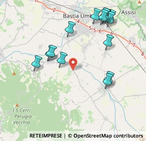 Mappa Località Cerreto, 06084 Bettona PG, Italia (4.55786)