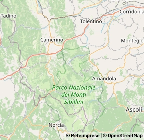 Mappa 62035 Acquacanina MC, Italia (12.144)