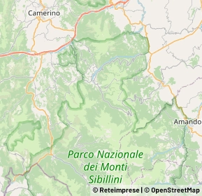 Mappa 62035 Acquacanina MC, Italia (11.845)
