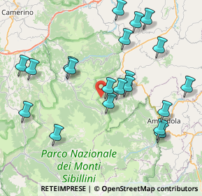 Mappa Localita' Santa Maria Maddalena, 62028 Sarnano MC, Italia (8.893)