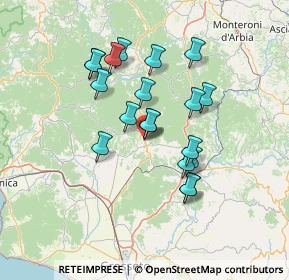 Mappa Via Mazzini, 58036 Roccastrada GR, Italia (12.34316)