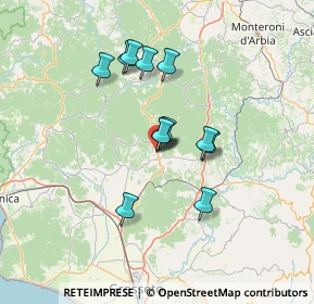 Mappa Via Mazzini, 58036 Roccastrada GR, Italia (11.27333)