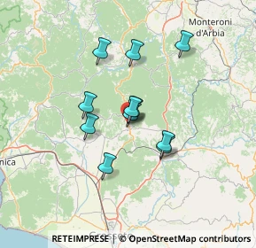 Mappa Via Mazzini, 58036 Roccastrada GR, Italia (10.59091)