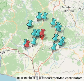 Mappa Via Mazzini, 58036 Roccastrada GR, Italia (11.421)