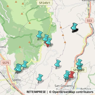 Mappa Via Ponte di Parasacco, 06038 Spello PG, Italia (2.8)