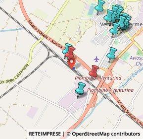 Mappa Via delle Lavorierine, 57021 Campiglia Marittima LI, Italia (1.401)