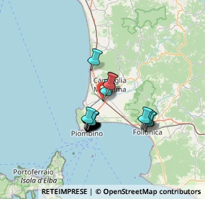 Mappa Via delle Lavorierine, 57021 Campiglia Marittima LI, Italia (10.725)