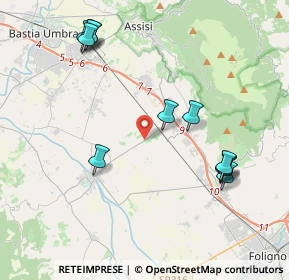 Mappa Castellaccio, 06038 Spello PG, Italia (4.60727)