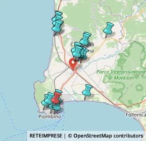 Mappa Via dei Calzolai, 57021 Campiglia Marittima LI, Italia (7.3805)