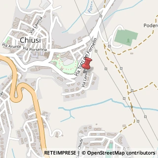 Mappa Via Lenin, 10, 53043 Chiusi, Siena (Toscana)