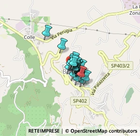 Mappa Vicolo del Forte, 06084 Bettona PG, Italia (0.144)