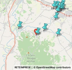 Mappa Vicolo del Forte, 06084 Bettona PG, Italia (5.84308)