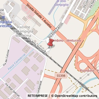 Mappa Via della Stazione, 1, 57021 Campiglia Marittima, Livorno (Toscana)