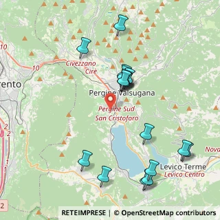 Mappa Via della Campagna Granda, 38057 Pergine Valsugana TN, Italia (4.18118)