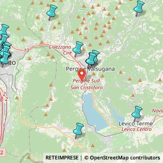 Mappa Via della Campagna Granda, 38057 Pergine Valsugana TN, Italia (6.95842)