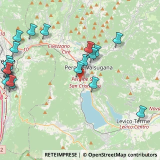Mappa Via della Campagna Granda, 38057 Pergine Valsugana TN, Italia (5.708)