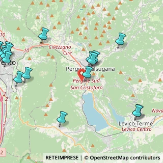 Mappa Via della Campagna Granda, 38057 Pergine Valsugana TN, Italia (6.03556)