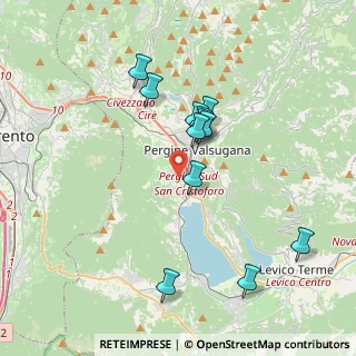 Mappa Via della Campagna Granda, 38057 Pergine Valsugana TN, Italia (3.3775)