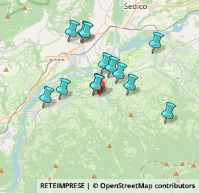 Mappa Villa di Villa di, 32026 Mel BL, Italia (3.04231)