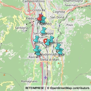 Mappa 38123 Trento TN, Italia (1.28818)