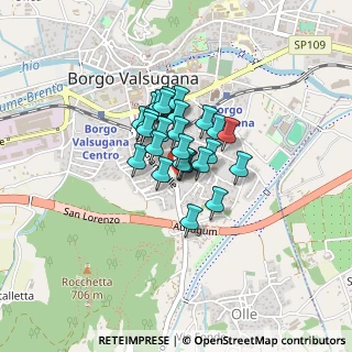 Mappa Via Valsorda, 38051 Borgo Valsugana TN, Italia (0.23571)