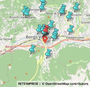 Mappa Via Valsorda, 38051 Borgo Valsugana TN, Italia (1.7845)