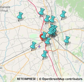 Mappa Via Bologna, 33037 Pasian di Prato UD, Italia (5.53875)