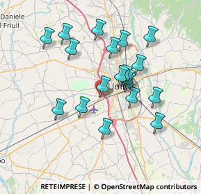 Mappa Via Bologna, 33037 Pasian di Prato UD, Italia (6.47684)