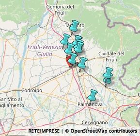 Mappa Via Bologna, 33037 Pasian di Prato UD, Italia (9.375)