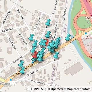 Mappa Via Santa Caterina, 33037 Pasian di Prato UD, Italia (0.08929)