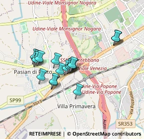 Mappa Via Santa Caterina, 33037 Pasian di Prato UD, Italia (0.702)