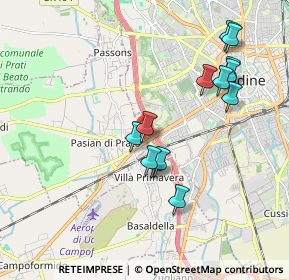 Mappa Via Santa Caterina, 33037 Pasian di Prato UD, Italia (1.81769)