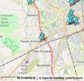 Mappa Via Santa Caterina, 33037 Pasian di Prato UD, Italia (3.2475)