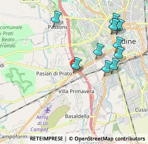 Mappa Via Santa Caterina, 33037 Pasian di Prato UD, Italia (2.12636)
