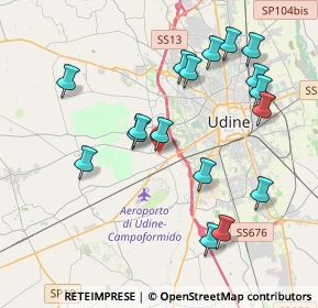 Mappa Via Orientale, 33037 Pasian di Prato UD, Italia (4.06765)