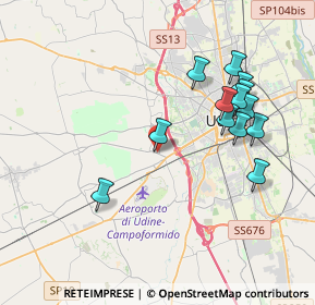 Mappa Via Orientale, 33037 Pasian di Prato UD, Italia (3.81769)