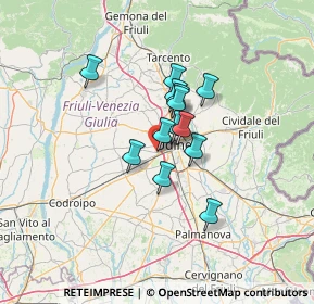 Mappa Via Orientale, 33037 Pasian di Prato UD, Italia (8.64538)