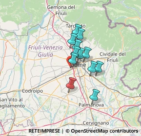 Mappa Via Orientale, 33037 Pasian di Prato UD, Italia (8.45083)