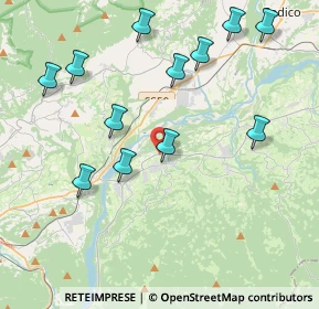 Mappa Via G. Garibaldi, 32020 Lentiai BL, Italia (4.36333)