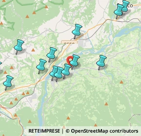 Mappa Via G. Garibaldi, 32020 Lentiai BL, Italia (4.66429)