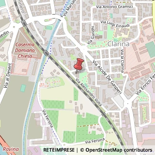 Mappa Via Alessandro Volta, 96, 38123 Trento, Trento (Trentino-Alto Adige)