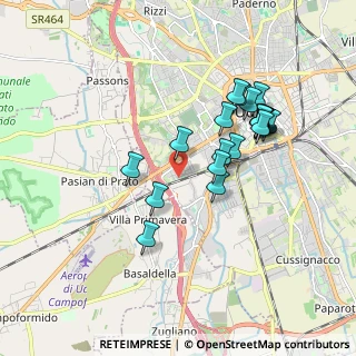 Mappa Via Giovanni di Moravia, 33100 Udine UD, Italia (1.6555)