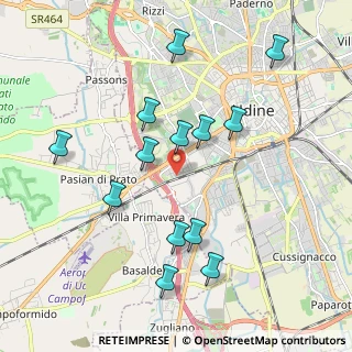 Mappa Via Giovanni di Moravia, 33100 Udine UD, Italia (1.96462)